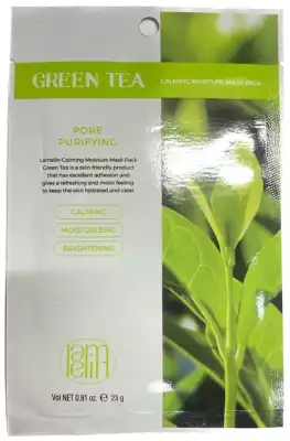 Маска для лица Lamelin тканевая Lamelin Calming Moisture Mask Pack Green Tea 1 шт