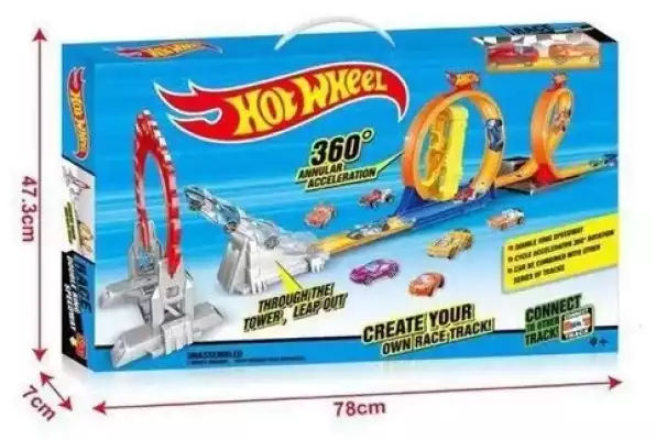 Hot Wheels Мертвая петля, пластик, мультиколор