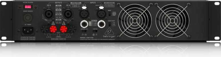 Аудиоусилитель BEHRINGER KM1700-EU черный