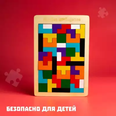 Головоломка Лесная мастерская Тетрис мультиколор