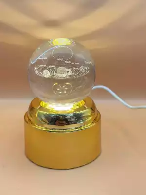 Светильник  "Солнечная система" 3D-3, золотой