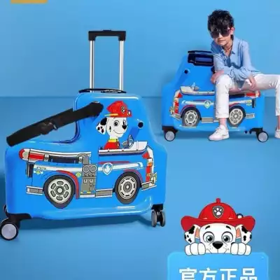 Чемодан 841618 поликарбонат, ABS-пластик 55 л синий