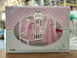 Полотенце для новорожденного с капюшоном,розовый