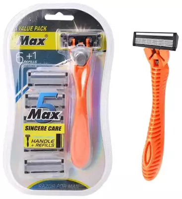MAX 5 бритвенный станок 1 шт + сменные кассеты 5 шт