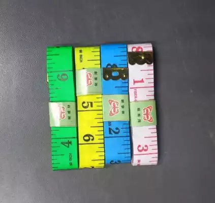 Мерная лента бытовая, 1.5 м мультиколор..