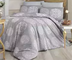 Комплект семейный Altinbasak Bello Gri, наволочки: 70x70 см, хлопок