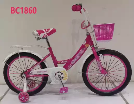 Велосипед детский Kristi 12", рост 85-100 см, 2-4 лет, цвет: нежный