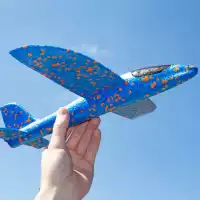 Самолет боинг игрушечный JO-010203, пенопласт, синий