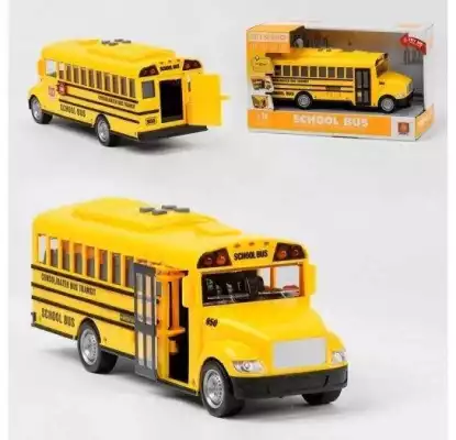 Автобус Wenyi School Bus WY950A, пластик, желтый