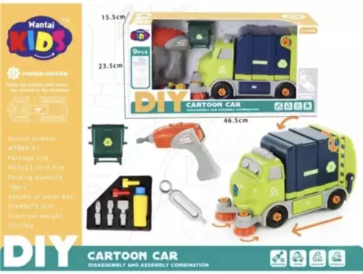 Спецтехника Cartoon car WT889-A1, пластик, мультиколор