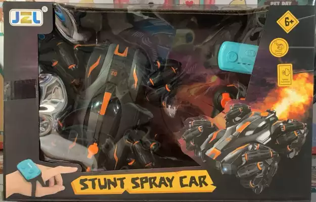 Радиоуправляемая машина Stunt Spray Car, черный