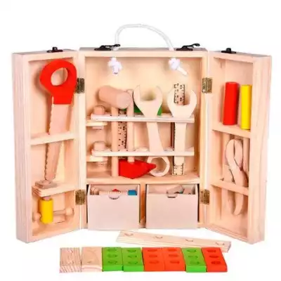 Игровой набор деревянных инструментов Hi-Q toys