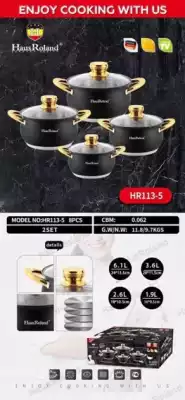 Набор кастрюль Haus Roland HR113-5