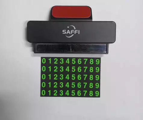 Автомобильная визитка SA-006 серый