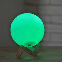Лунный светильник, 15 см, зеленый