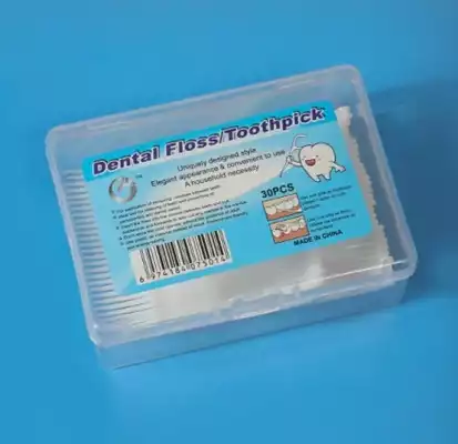 Зубочистки с нитью Dental Floss Toothpick, 30 шт
