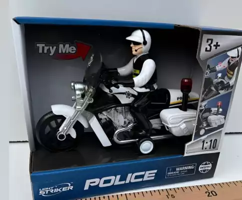 Транспорт инерционный "Мотоцикл с полицейским"