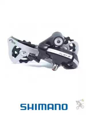 Переключатель задний SHIMANO ACERA RD- М360-SGS 7-8 speed, серый,пластик-сталь