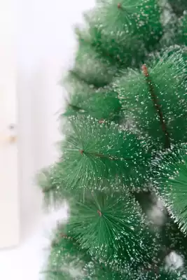 Новогодняя елка 240SG,  зеленый со снегом.