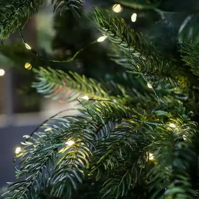 Гирлянда Роса 100 м, тёплый свет