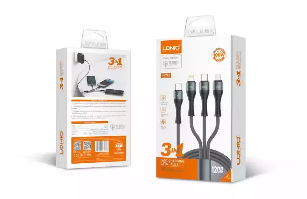 Кабель LDNIO USB Type-C - USB 2.0 A 39845