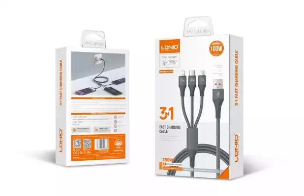Кабель LDNIO USB Type-C - USB 2.0 A Lc97u