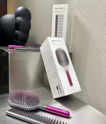 Dyson Гребень, массажная расческа DF2345 розовый