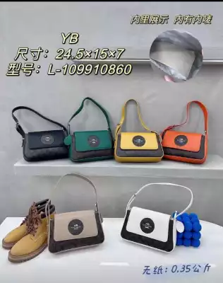 Женская сумка,копия бренда COACH,размеры:24.5×15×7см