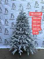 хвойная снежная елка, искусственная, YR-2134F, 180см