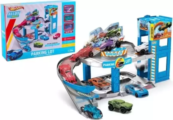 Hot Wheels Parking, пластик, мультиколор