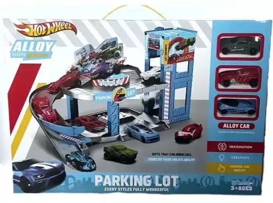 Hot Wheels Parking, пластик, мультиколор