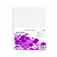 Файл-вкладыш А4, 100 мкм, глянцевый, 100 штук в упаковке, цена за упаковку, KUVERT