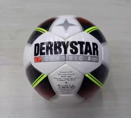 Футбольный мяч Derbystar, красно зеленый, размер 5