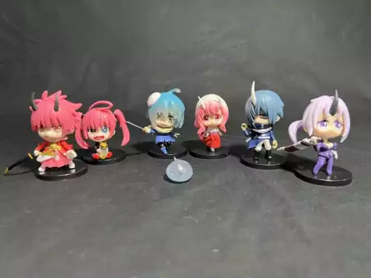 Фигурка о моём перерождении в слизь 8 см 7 шт/ 1 набор