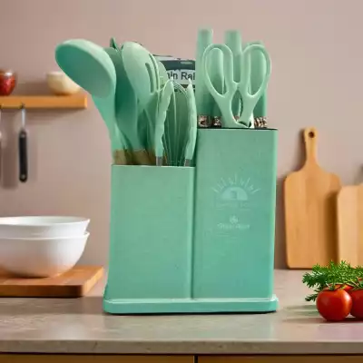 Grain Rain набор кухонных инструментов GR-701 19 шт, дерево, силикон