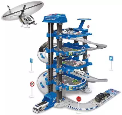 Игровой паркинг «Полиция», 78 деталей