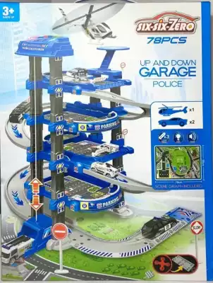 Игровой паркинг «Полиция», 78 деталей