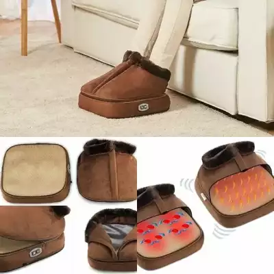 Грелка для ног 2в1, коричневый