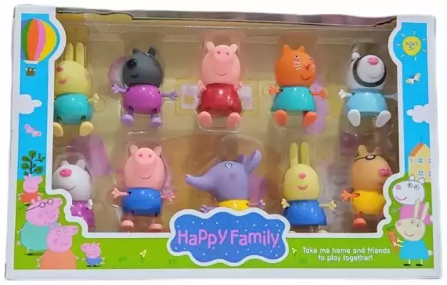 Happy Family Свинка Пеппа и друзья 5 см