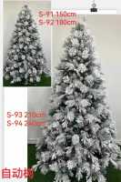 Новогодняя пышная елка заснеженная Размер: S-91 150cm