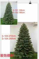 Новогодняя елка искусственная с шишками и ягодами Размер:S-102 180cm