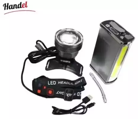 Налобный фонарь Handel H109, серый