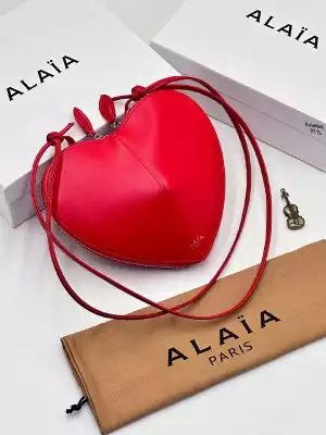 Сумка ALAiA сердце красный