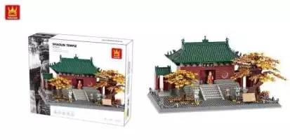Лего-модель храма Шаолинь
