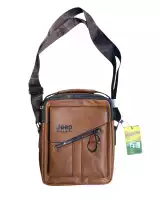 Барсетка JEEP 14035 натуральная кожа коричневый