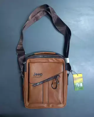 Барсетка JEEP 14035 натуральная кожа коричневый
