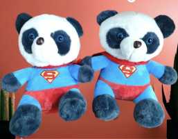 Мягкая игрушка панда супермен