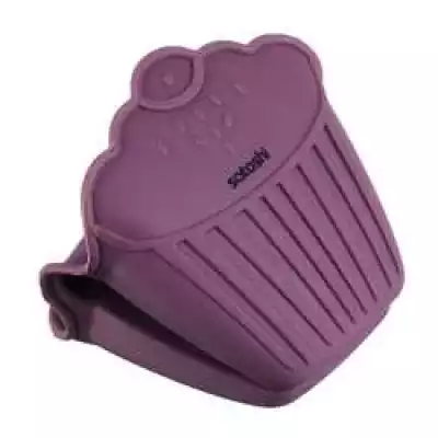 Малибу Прихватка термостойкая "Капкейк",силикон темно-фиолетовый