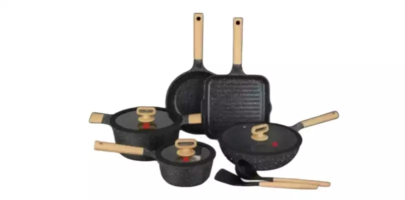 Набор казанов UCCLIFE UC22105 Granite Series Cookware Set