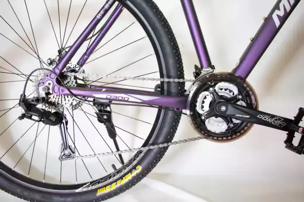 Велосипед Macoge D300, диаметр 27.5, цвет фиолетовый